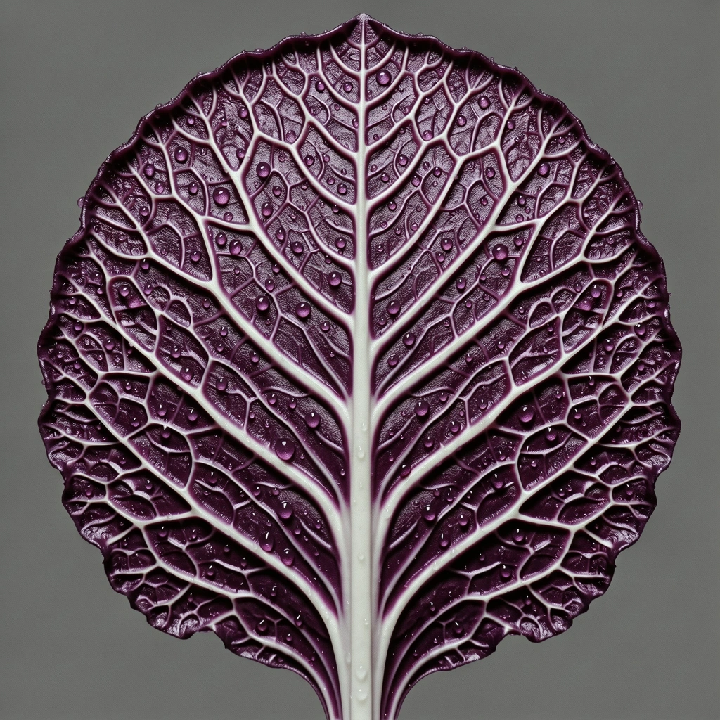 Botanisches Artefakt - Makroaufnahme eines Gemüses